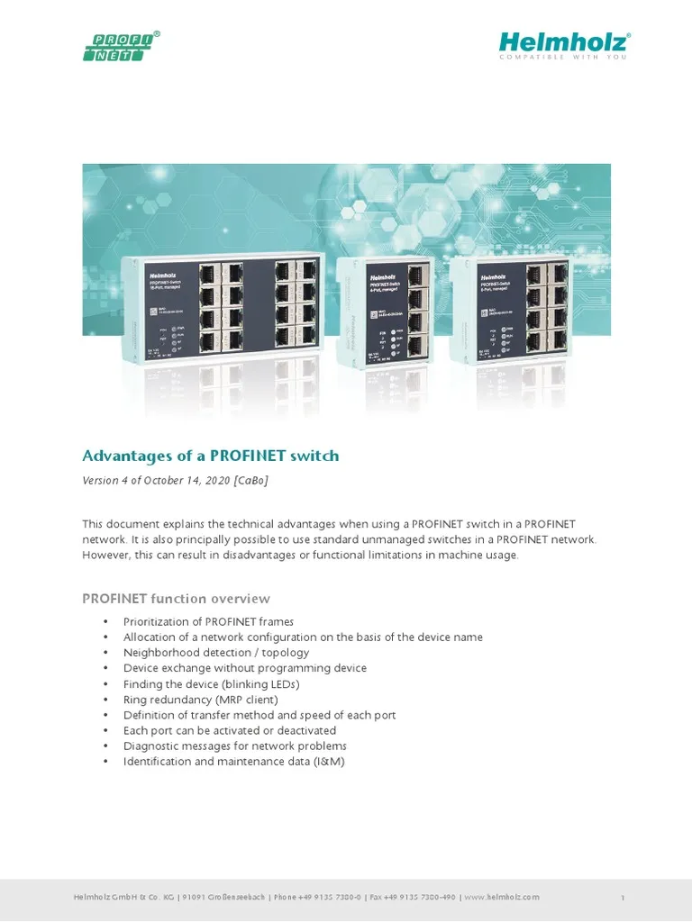 Helmholz – Your Expert for PROFINET and Industrial Networks